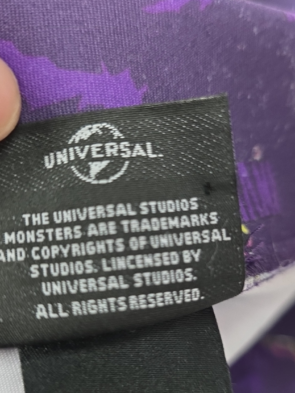 Torrid Classic Universal Monsters Purple Circle Skater Skirt Pockets - Picture 7 of 8